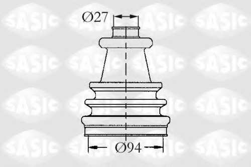 Пыльник шруса SASIC 4003417