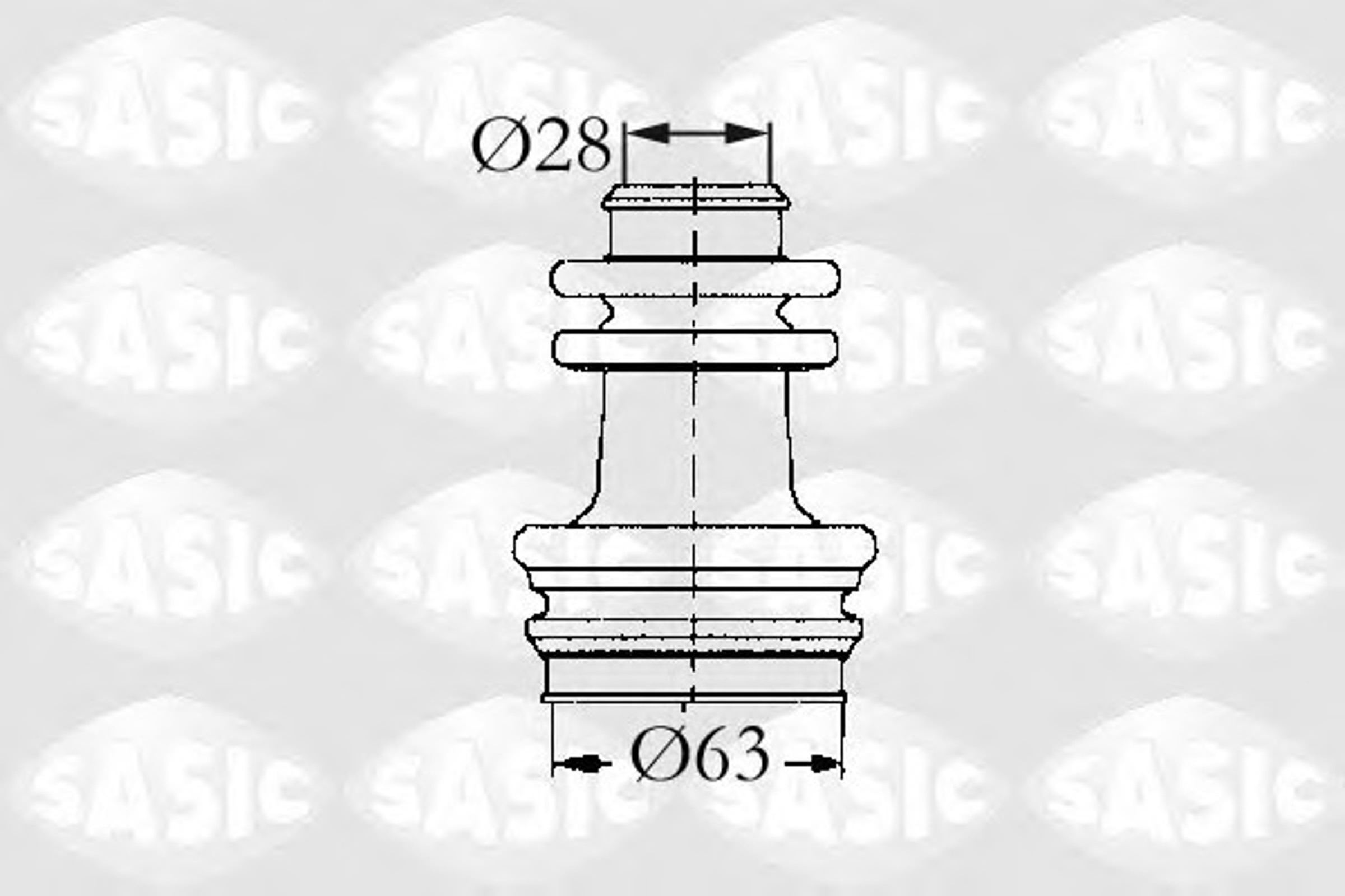Пыльник шруса SASIC 4003424