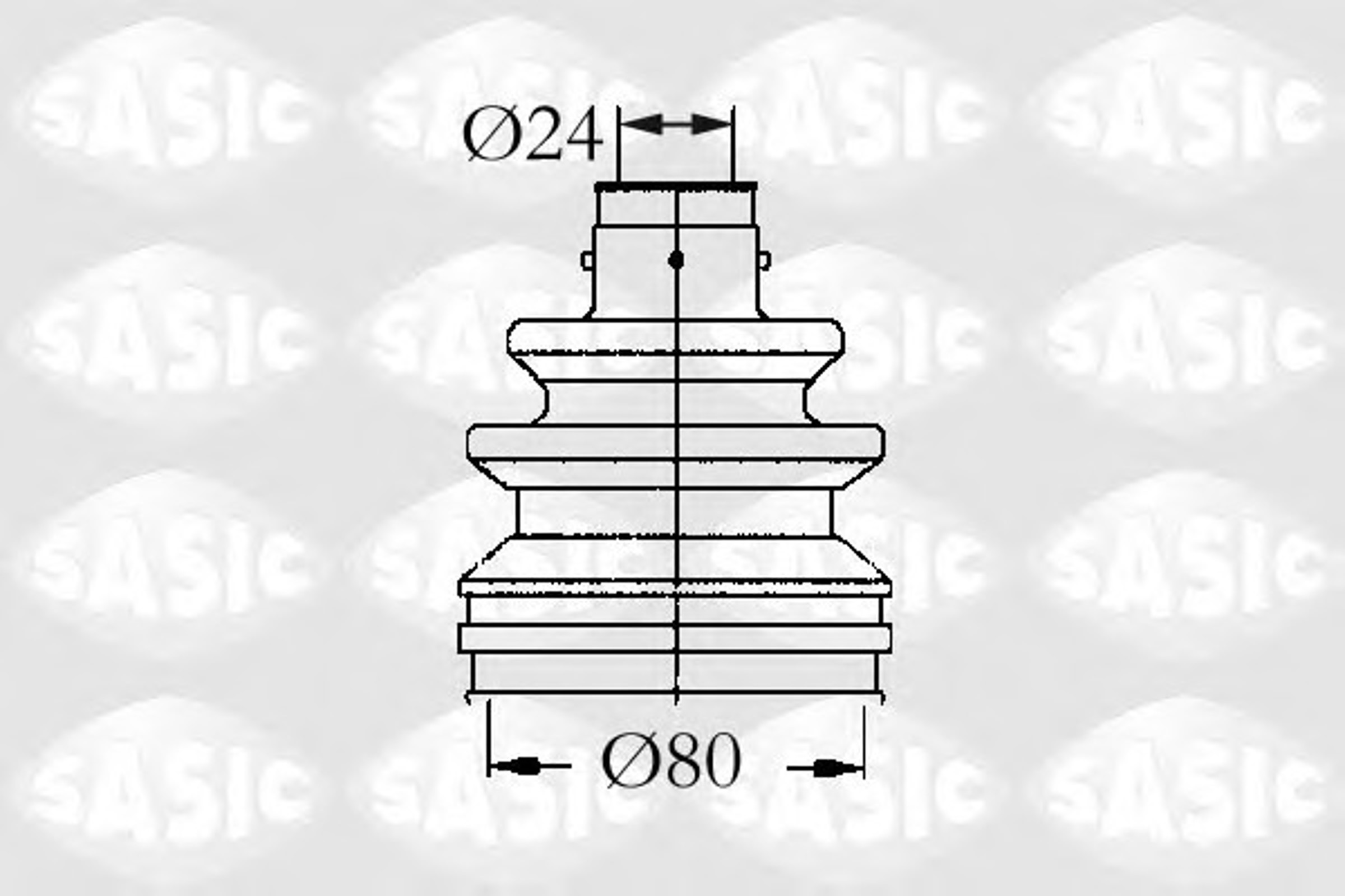 Пыльник шруса SASIC 4003448