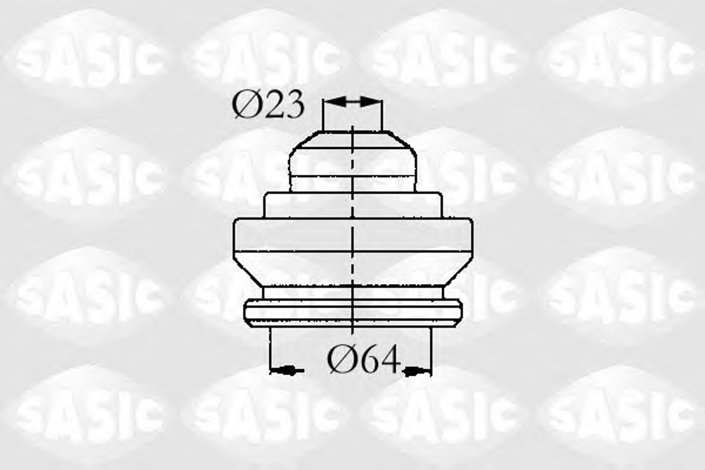 Пыльник шруса SASIC 9004625
