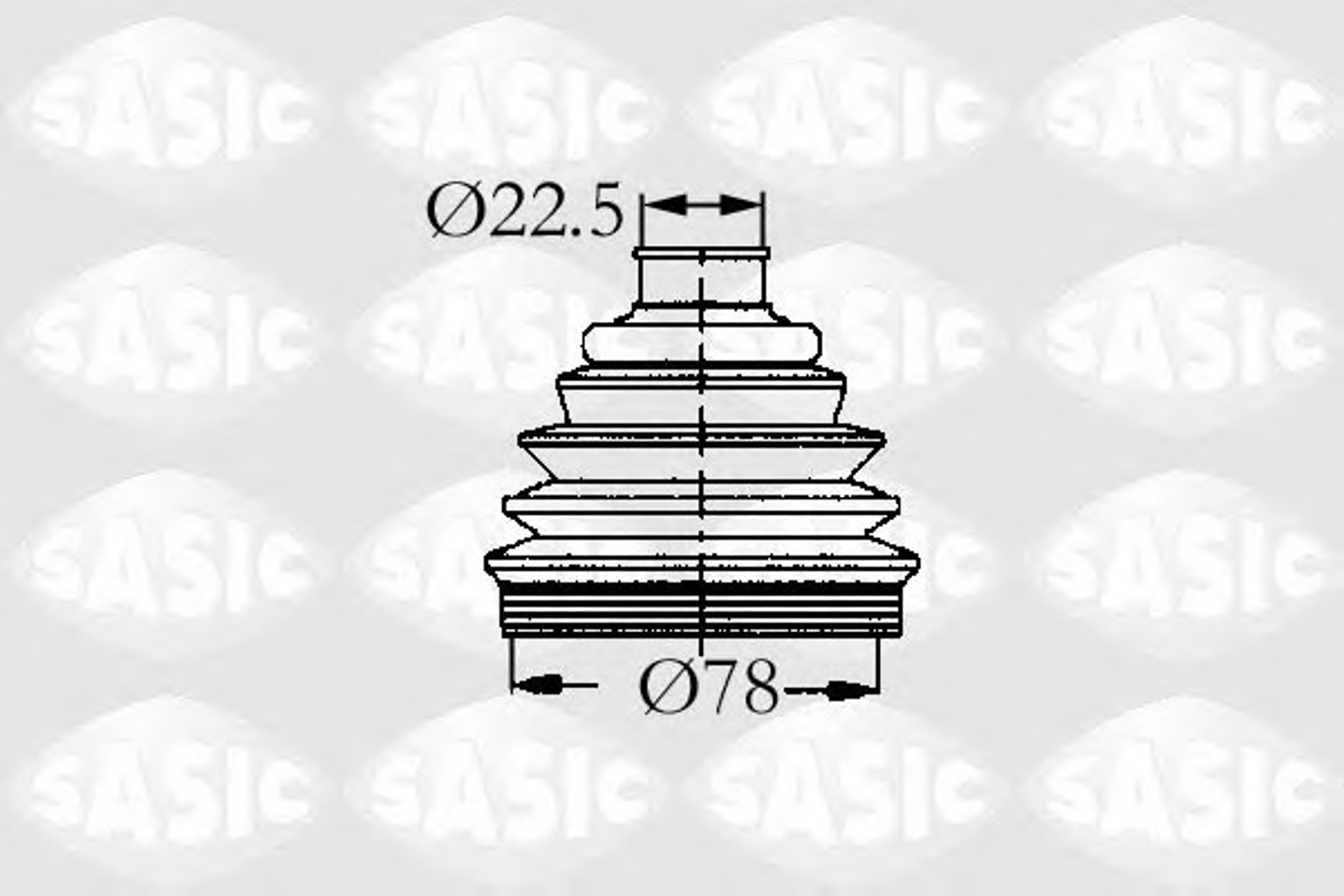 Пыльник шруса SASIC 9004722