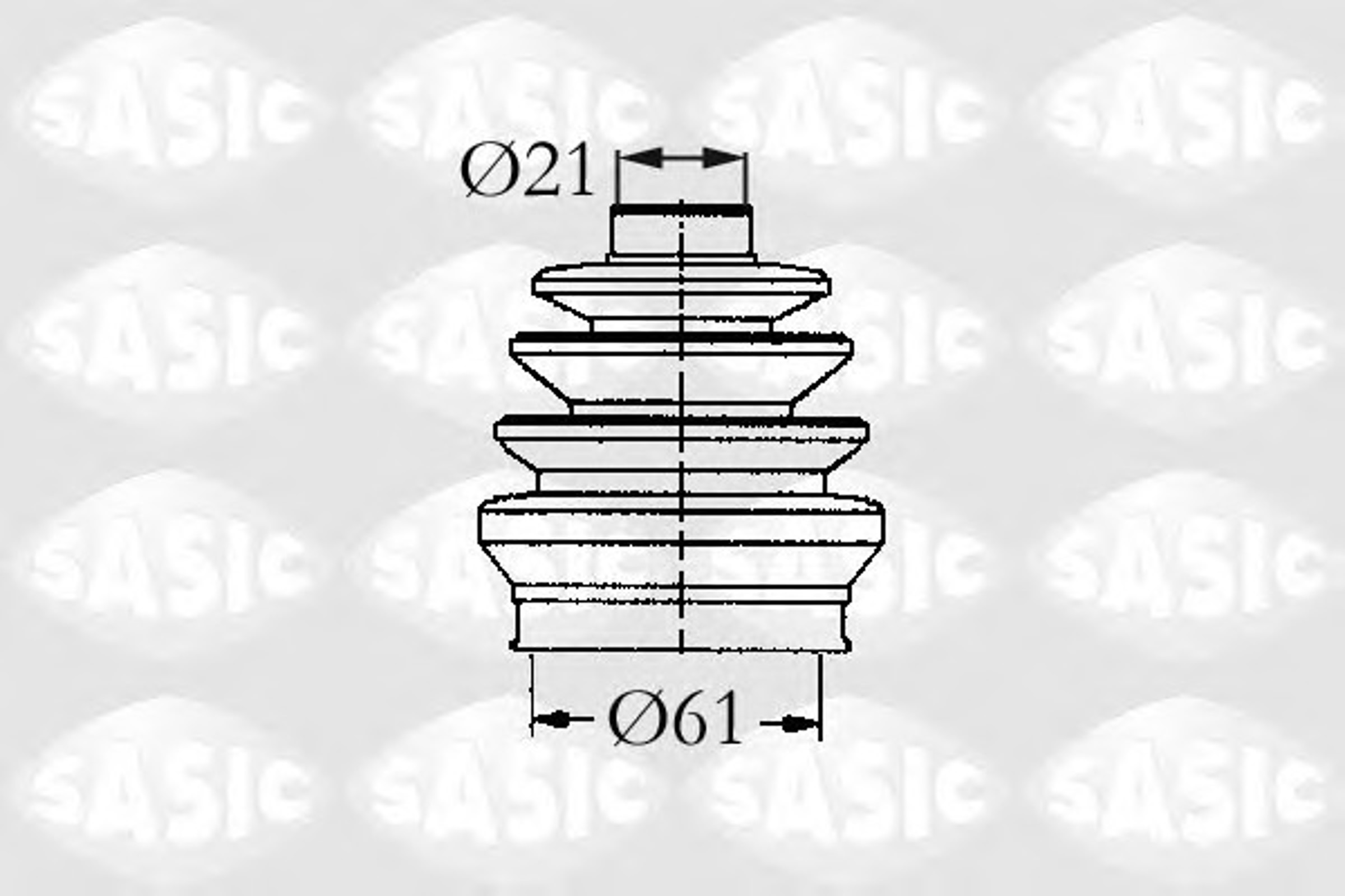 9004723 SASIC Пыльник ШРУСа