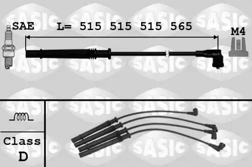 Высоковольтные провода sasic SASIC 9284012