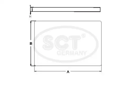 Салонный фильтр SCT GERMANY SA 1291