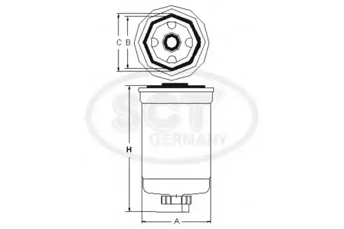 Топливный фильтр SCT GERMANY ST 302