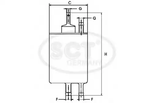 Топливный фильтр SCT GERMANY ST 711