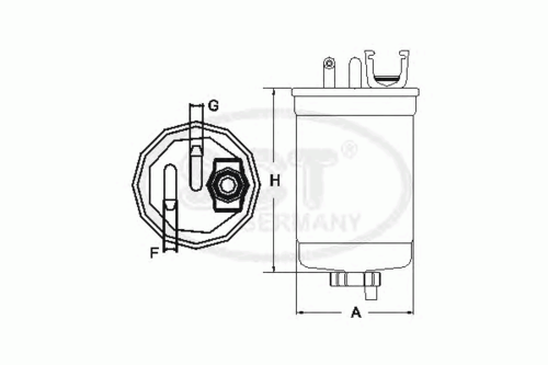 Топливный фильтр SCT GERMANY ST304