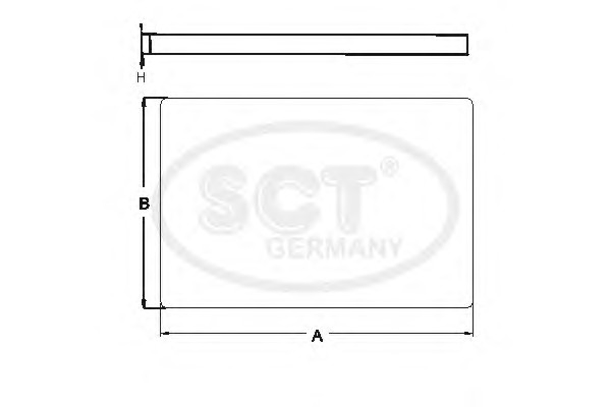 SA 1106 SCT GERMANY Фильтр салона