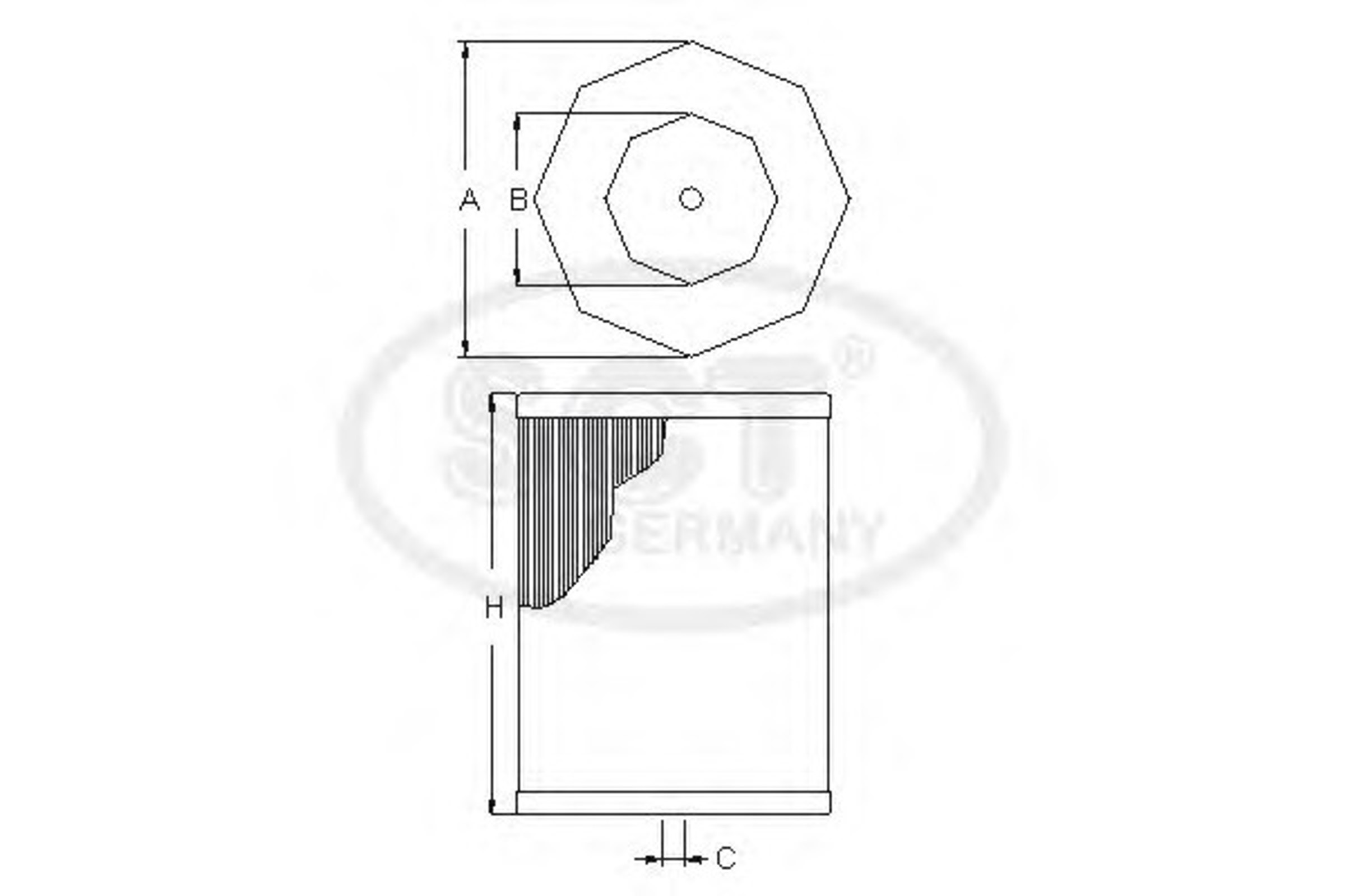 SB 3190 SCT Germany Воздушный фильтр