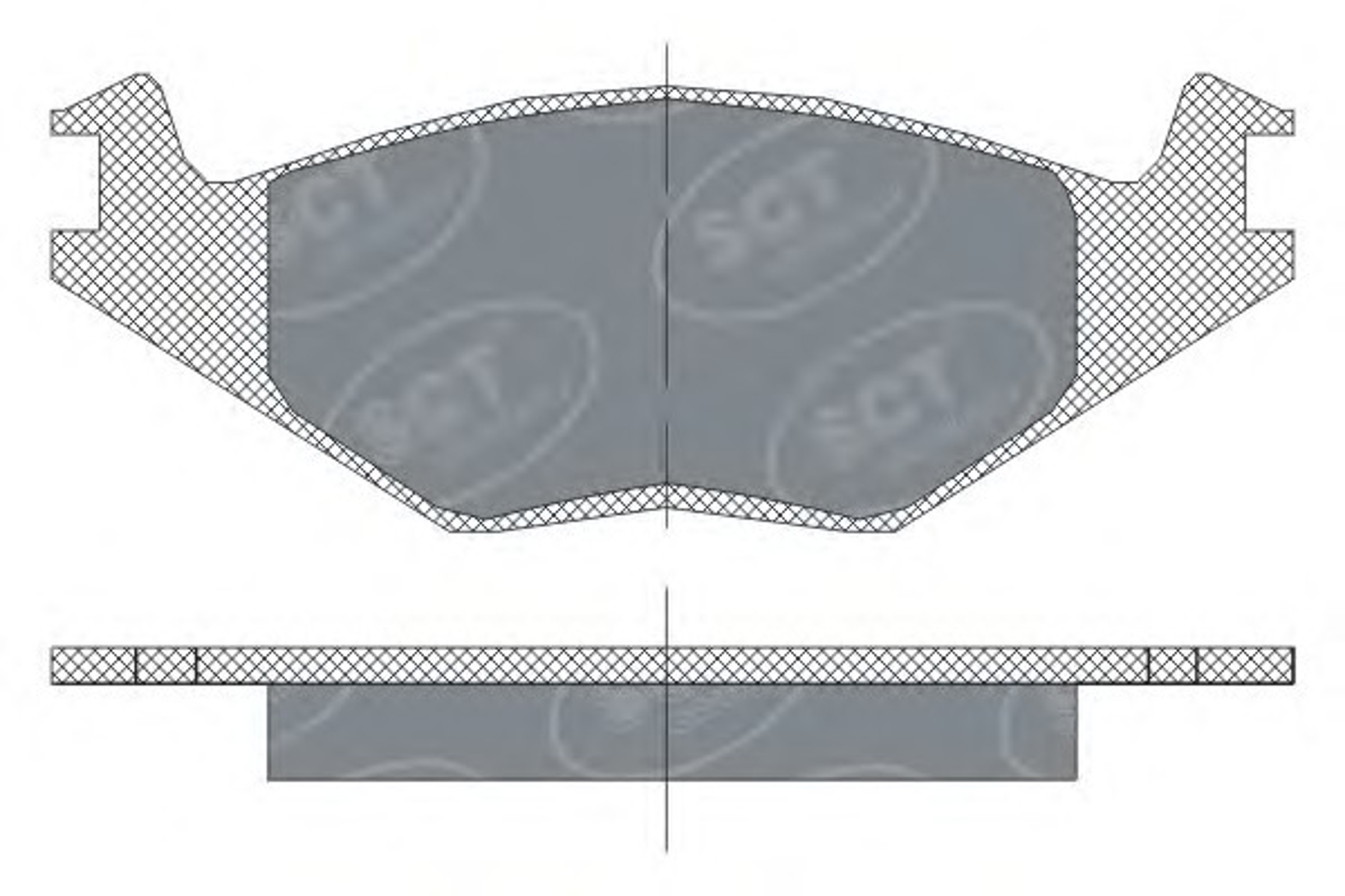 SP 114 SCT Germany Колодки тормозные