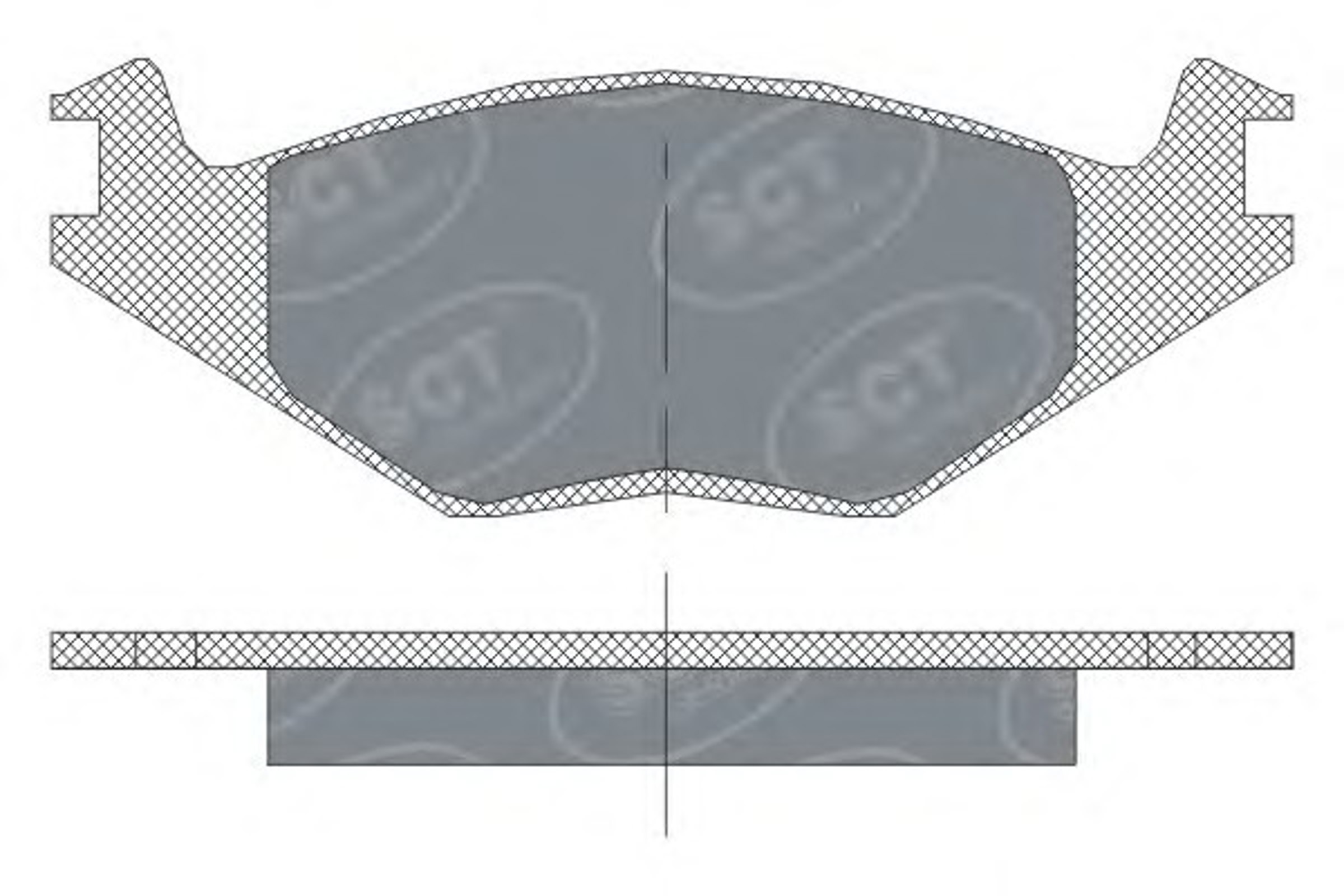 SP 115 SCT Germany Колодки тормозные дисковые