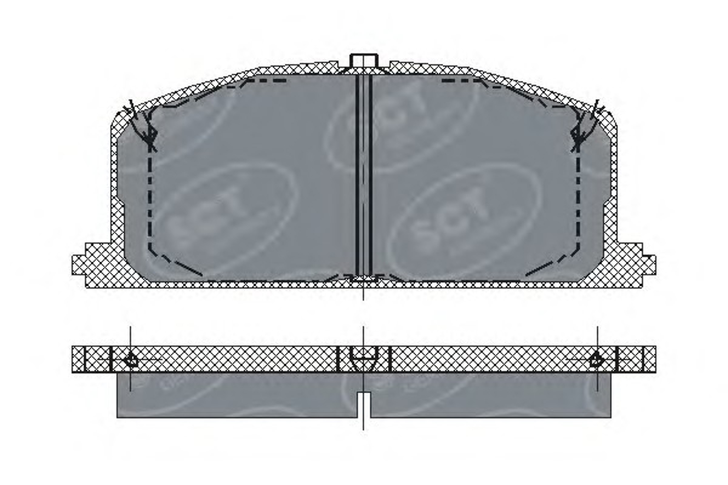 SP 118 SCT Germany Колодки тормозные дисковые