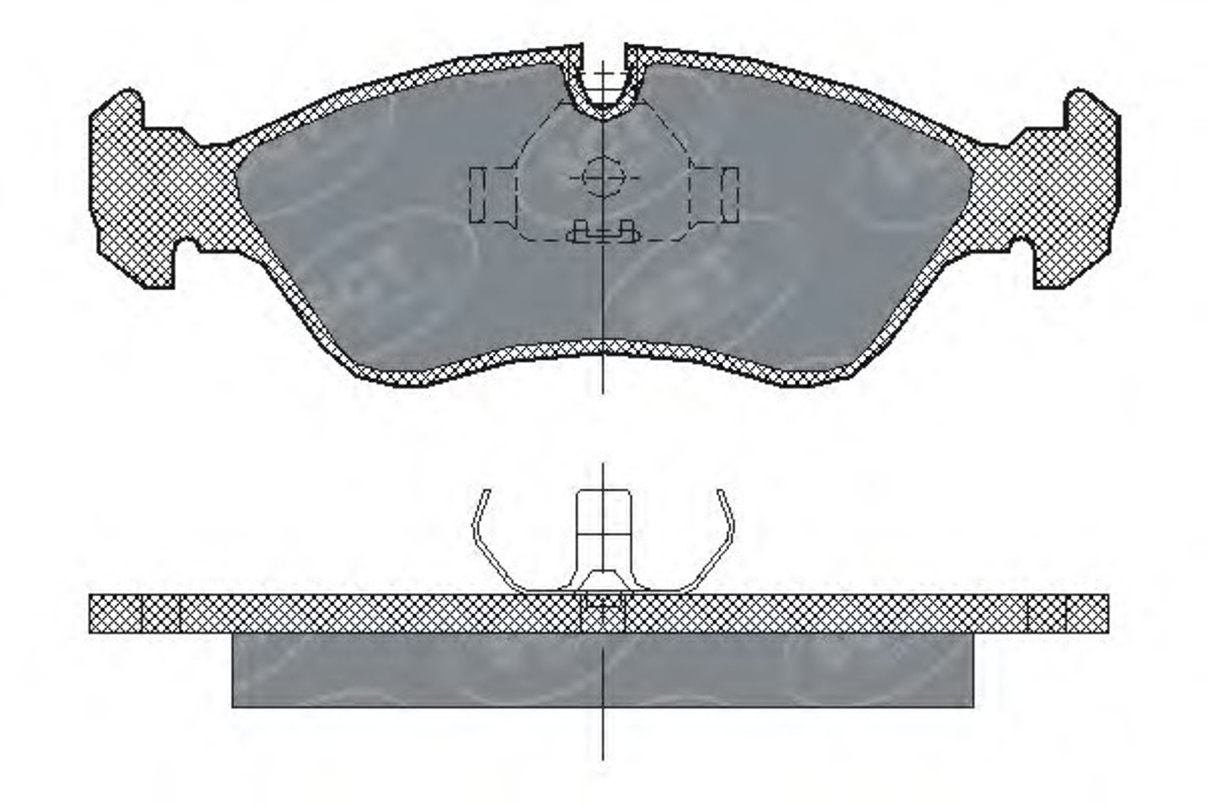 SP 122 SCT Germany Колодка тормозная дисковая комплект