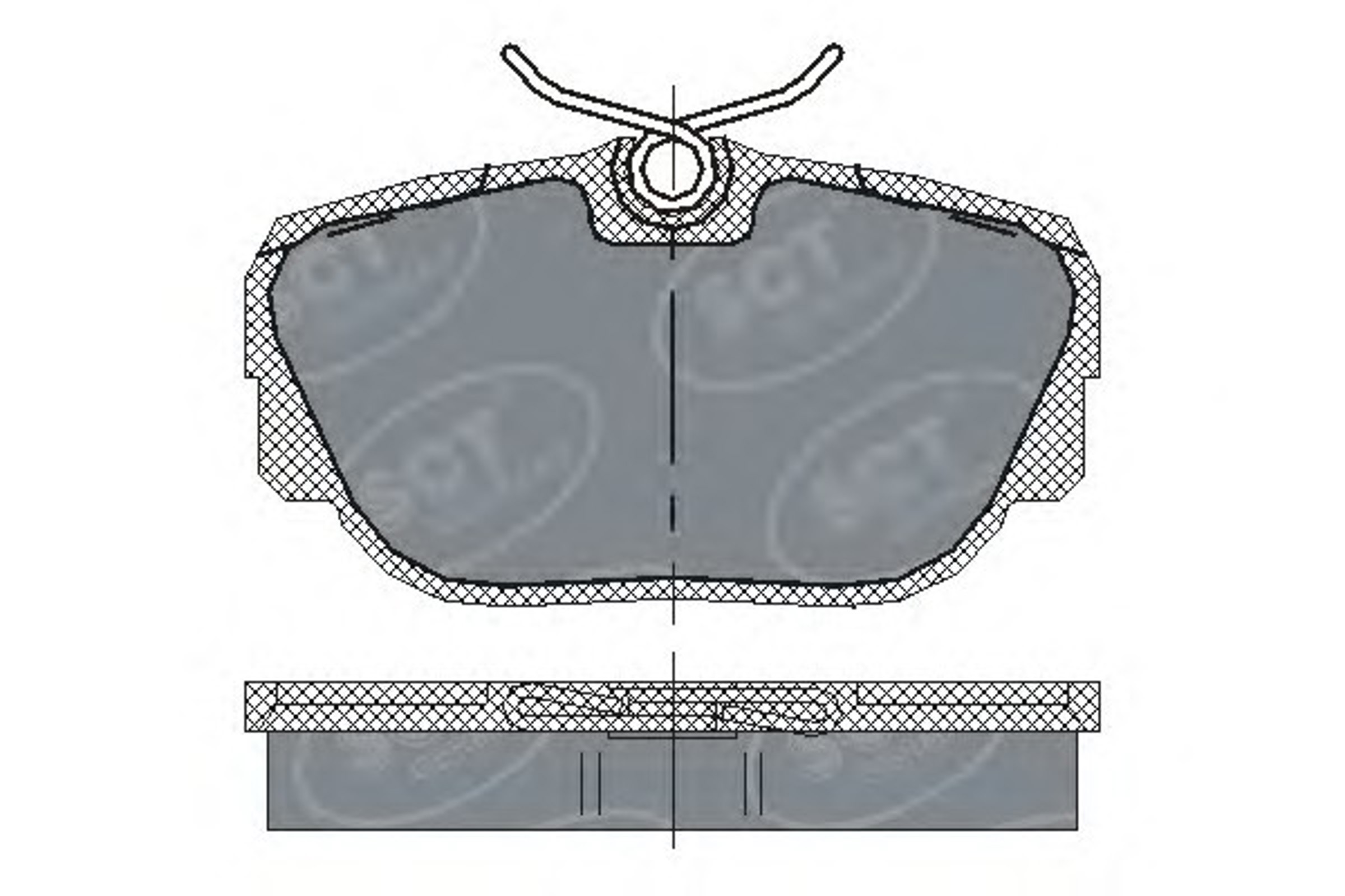 SP 144 SCT GERMANY Колодки тормозные дисковые