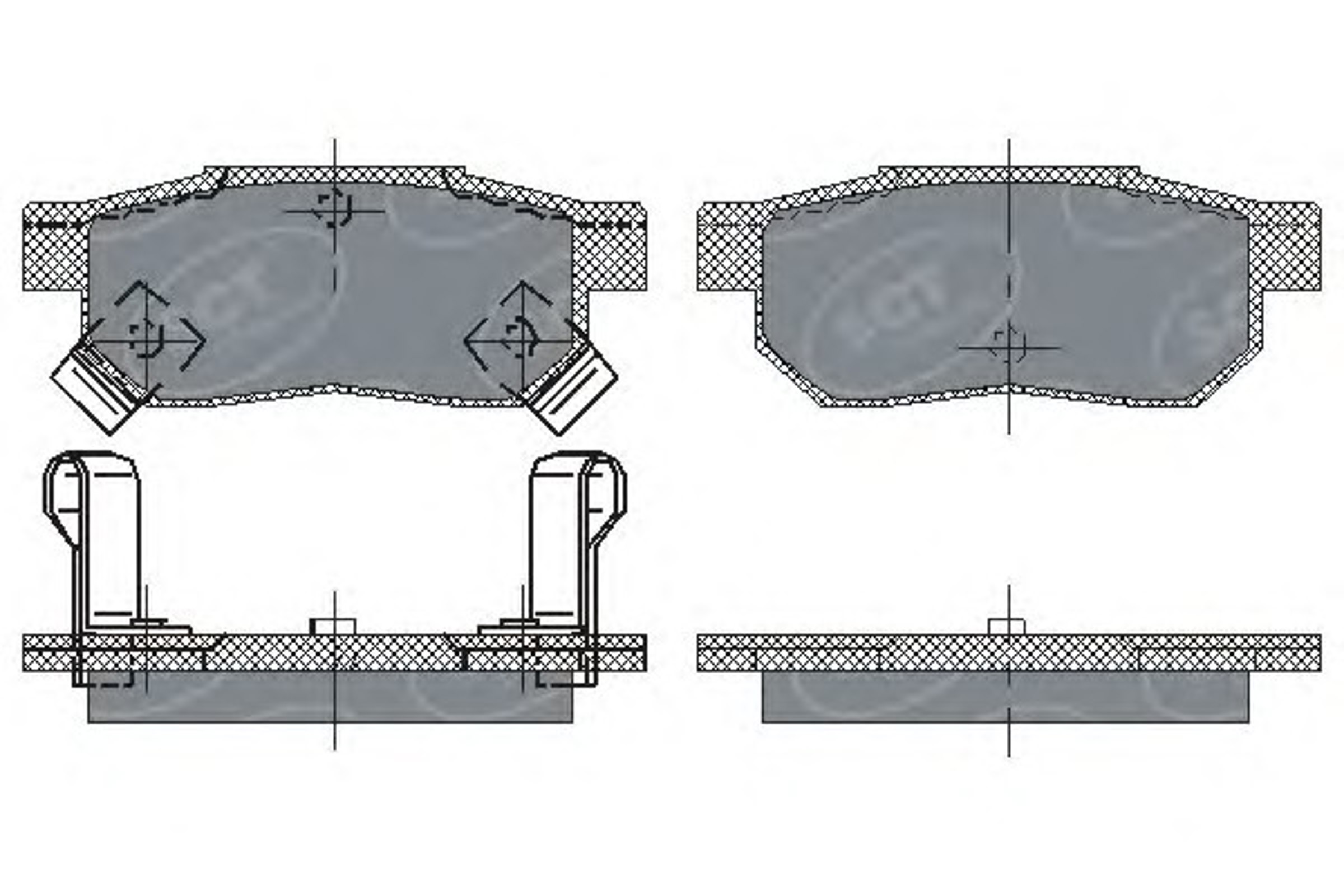 SP 195 SCT Germany Колодки тормозные дисковые