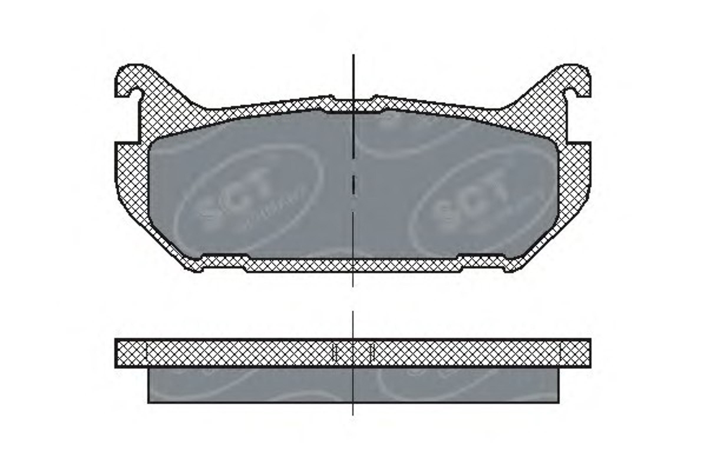 SP 197 SCT Germany Колодки тормозные