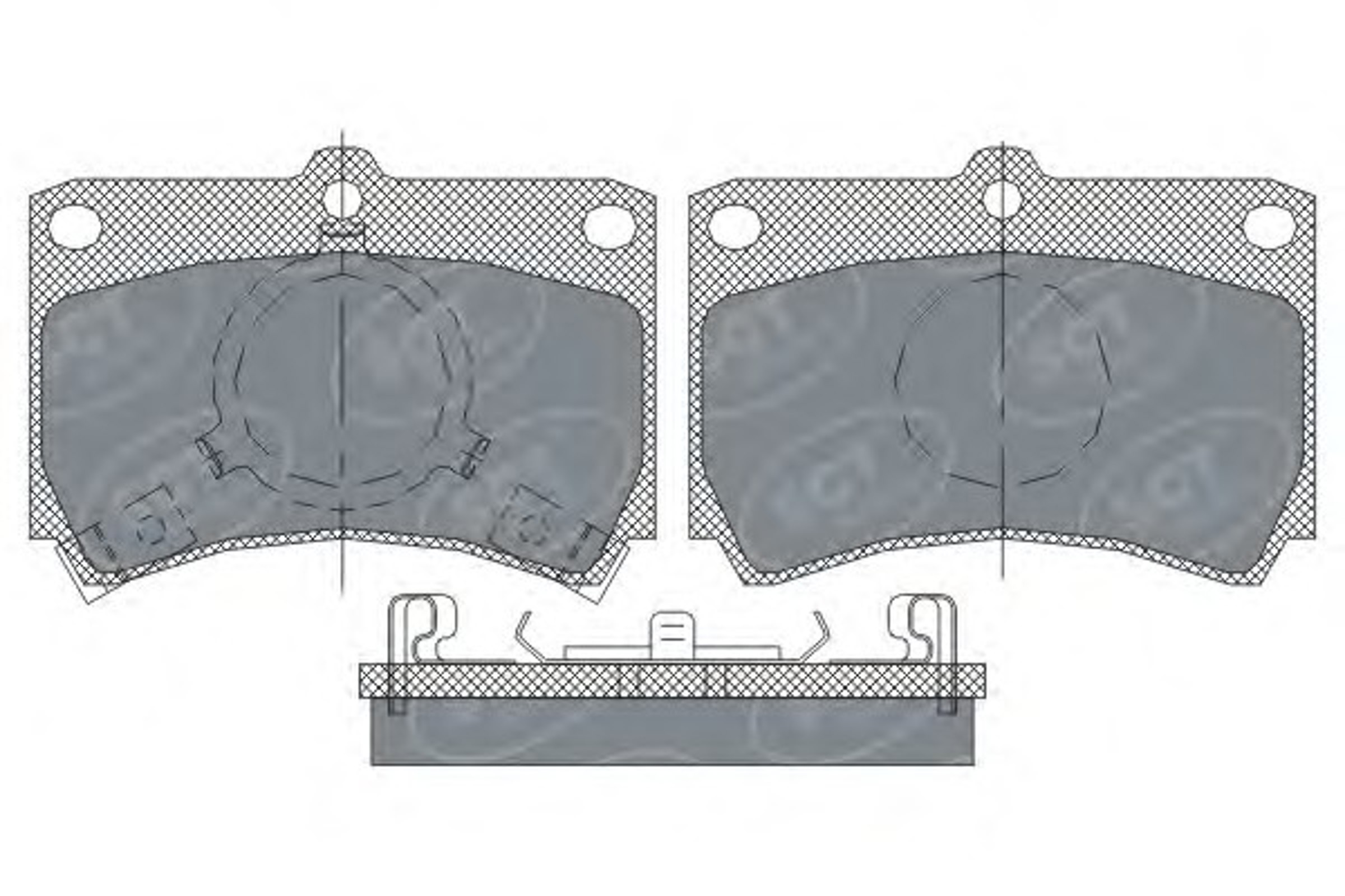 SP 239 SCT Germany Колодки тормозные дисковые