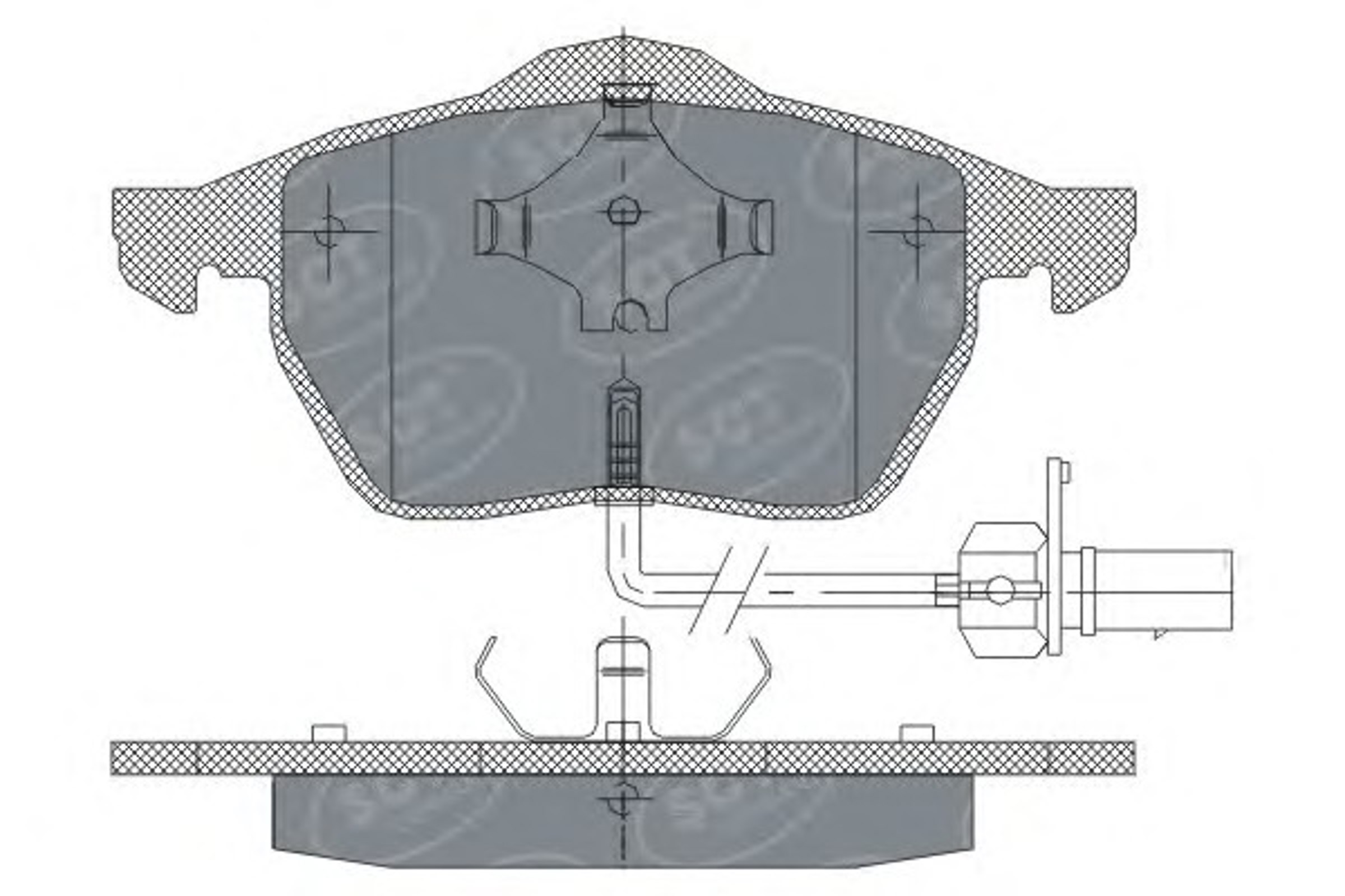 SP 259 SCT Germany Колодки тормозные дисковые