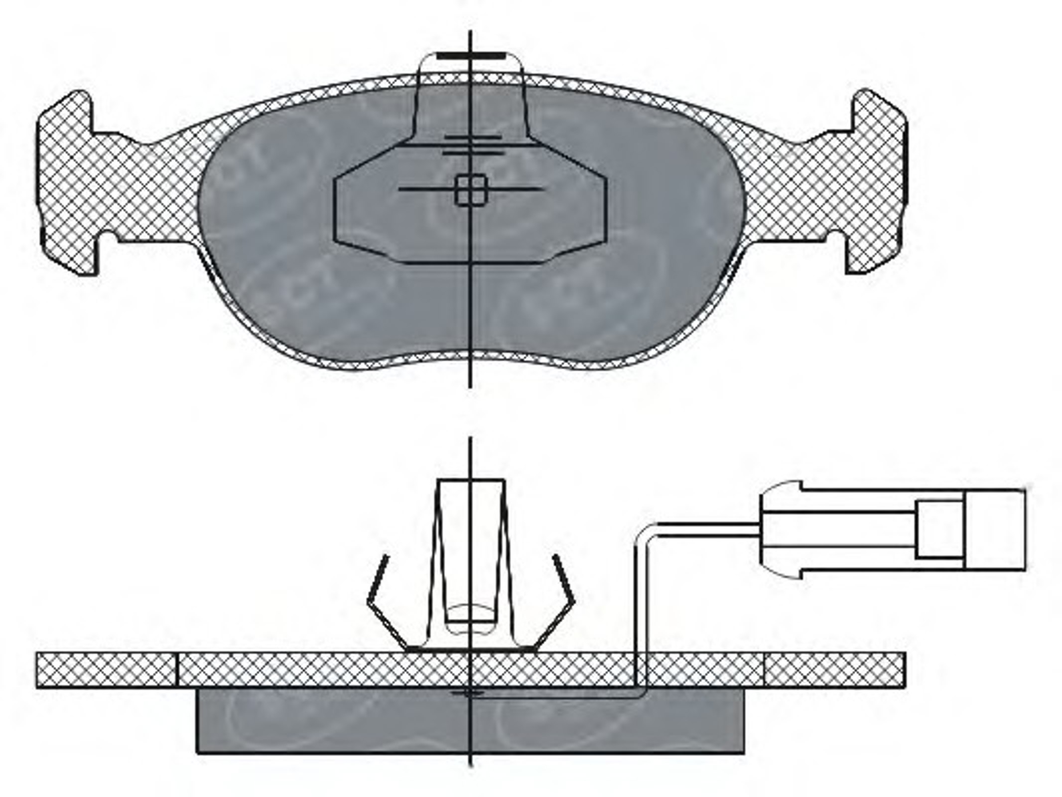 SP 291 SCT Germany Колодки тормозные дисковые