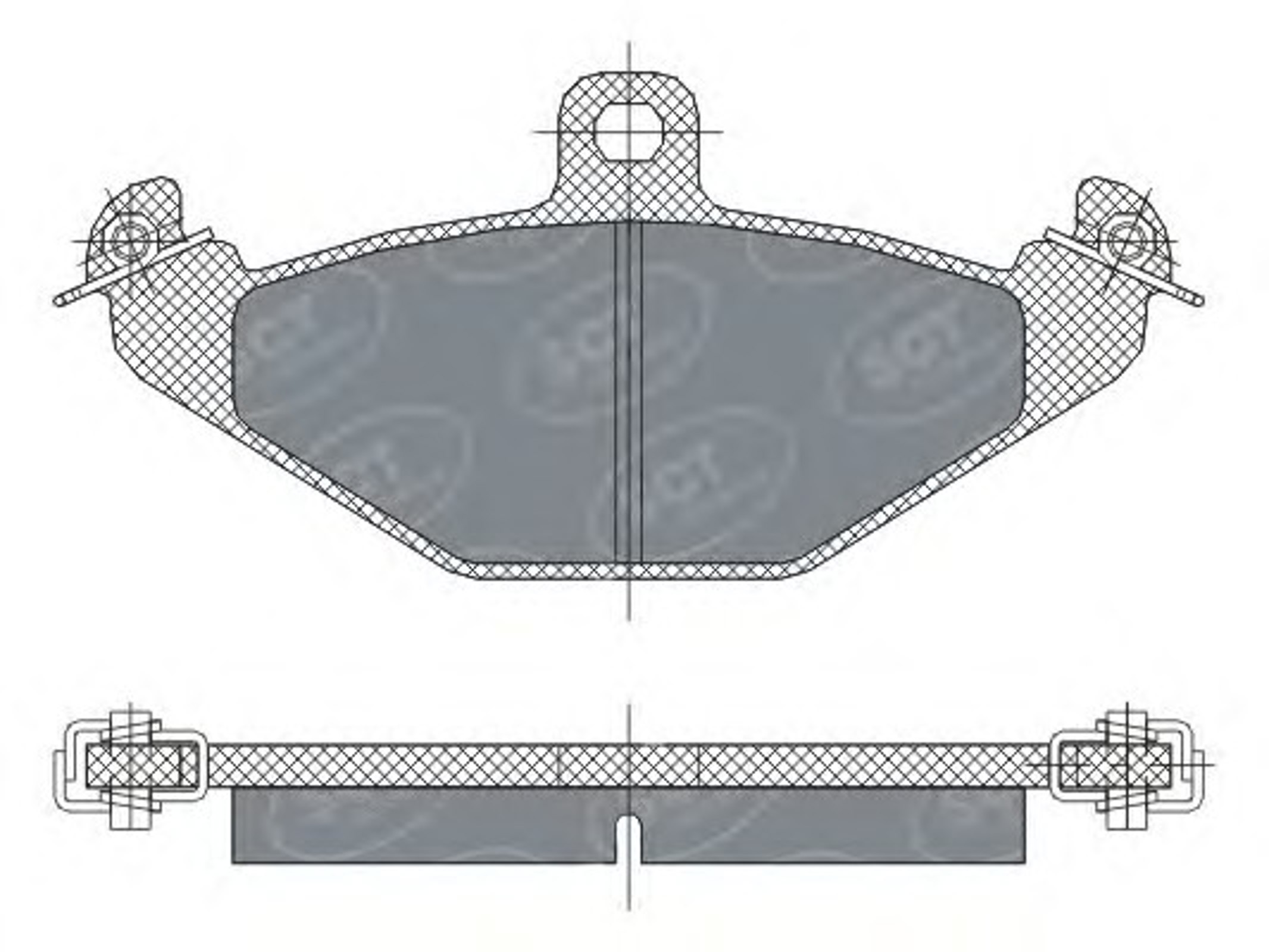 SP 298 SCT Germany Колодки тормозные дисковые