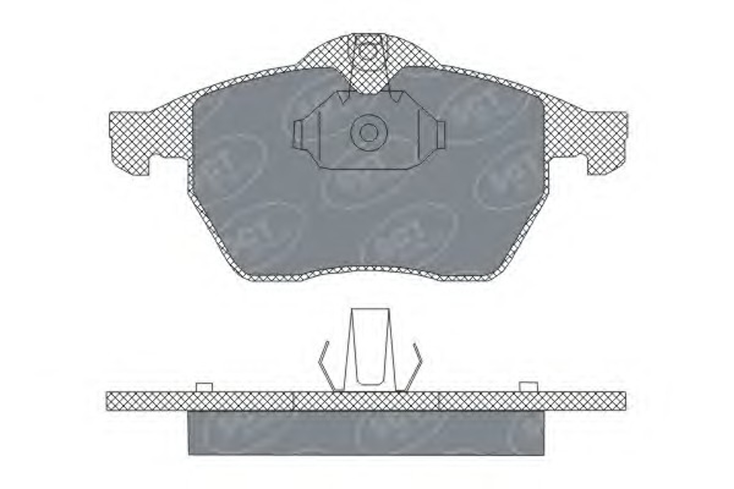 SP 303 SCT Germany Колодки тормозные дисковые