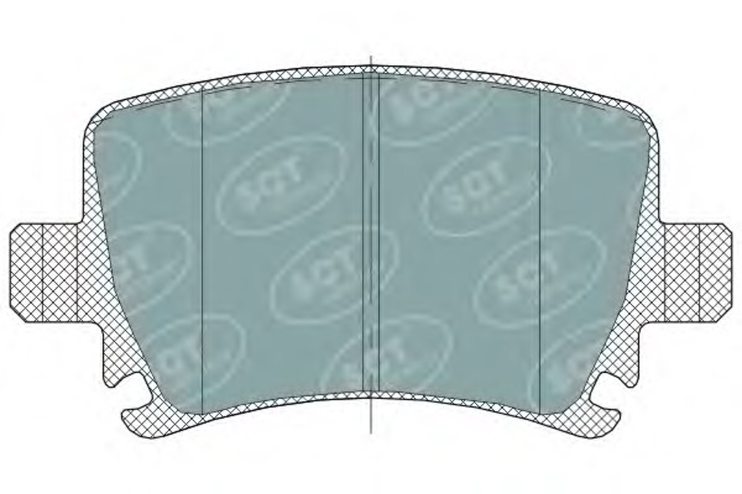 SP 321 SCT Germany Комплект тормозных колодок, дисковый тормоз