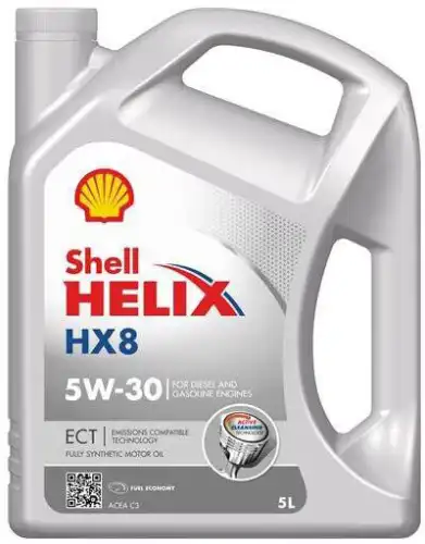 550046394 SHELL SHELL 5W30 (5L) Helix HX8 ECT_масло моторное!\API SN, ACEA C3, VW 504.00/507.00, MB 229.31/229.51