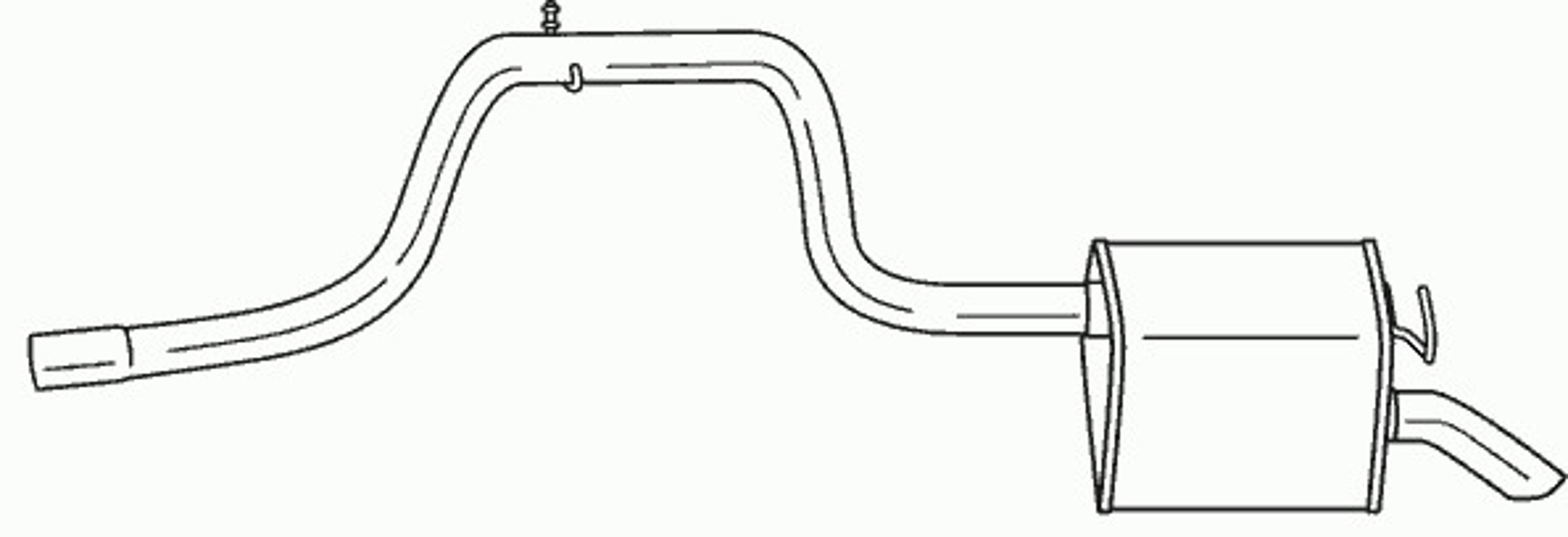 Глушитель выхлопных газов конечный SIGAM 26618