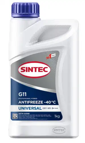 990551 SINTEC G11 UNIVERSAL антифриз 1кг синий