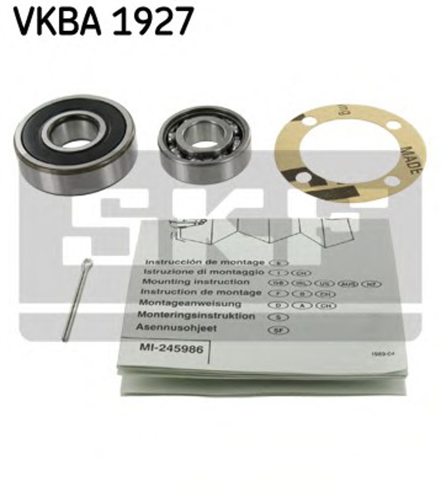 Подшипник ступичный SKF VKBA1927