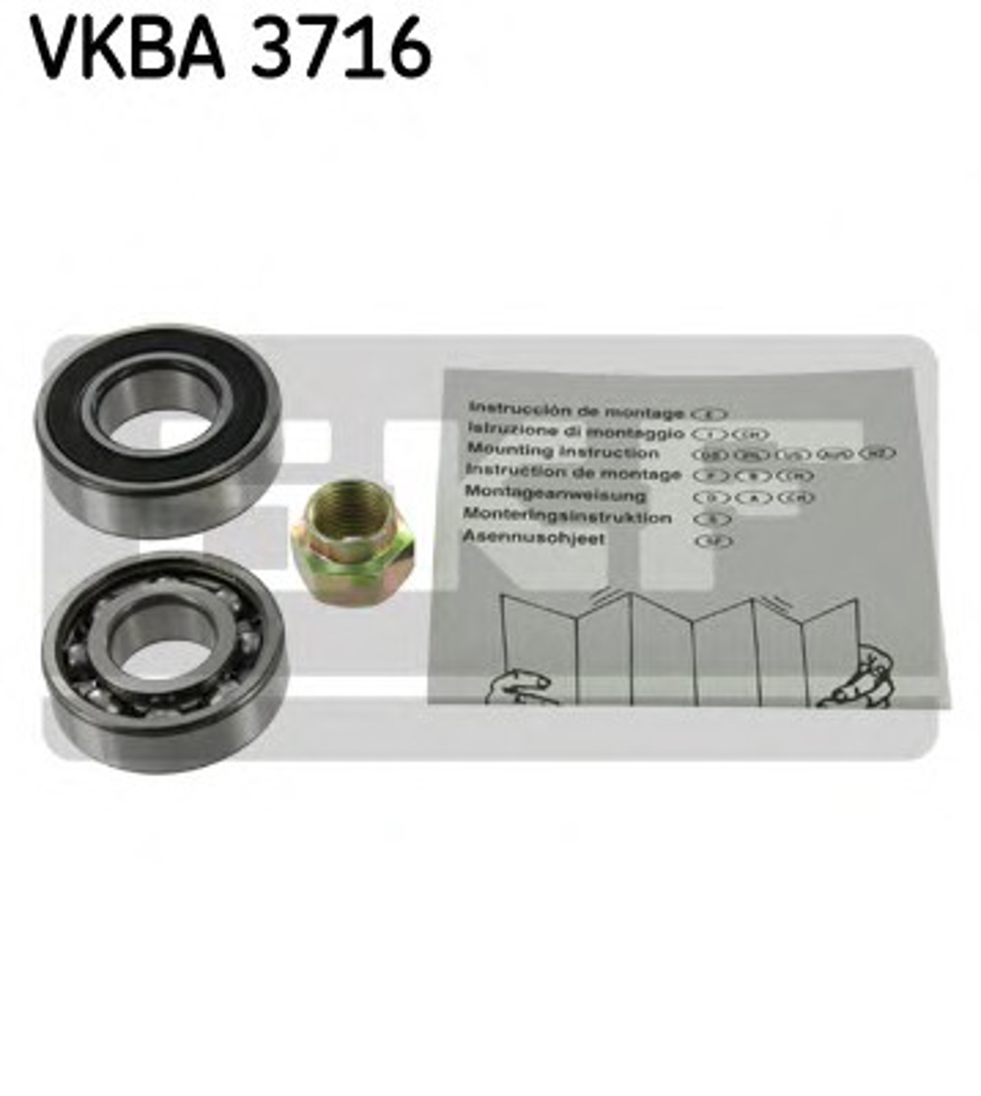 Подшипник ступичный SKF VKBA3716