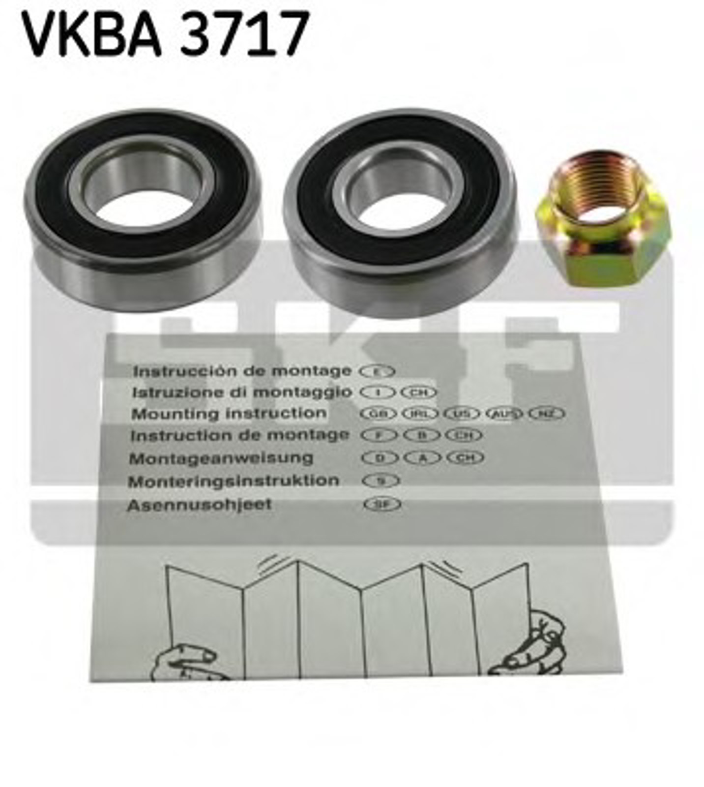 Подшипник ступичный SKF VKBA3717