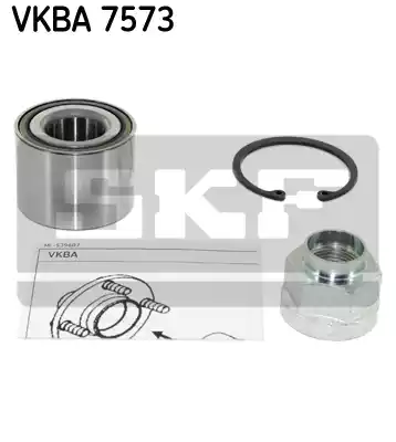 VKBA7573 SKF Ступица колеса