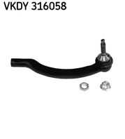 Наконечник рулевой левый SKF VKDY 316058