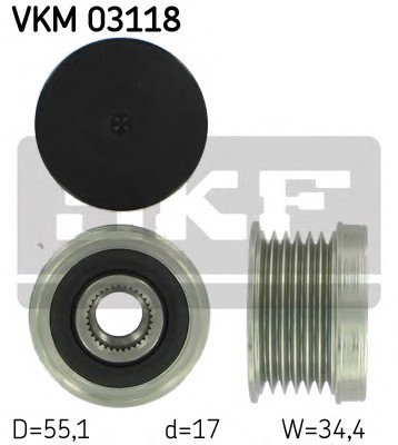 Механизм свободного хода генератора SKF VKM03118
