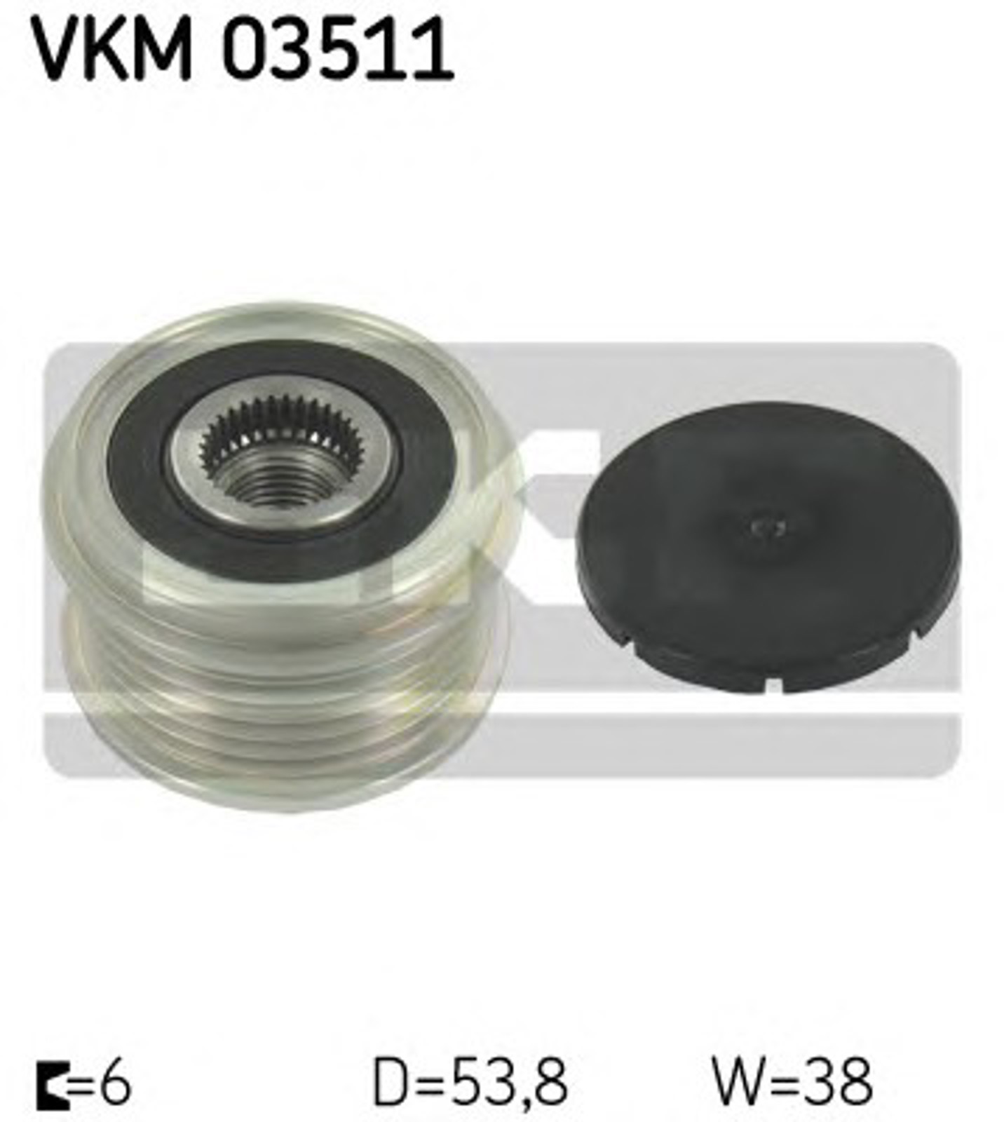 Шкив генератора SKF VKM03511