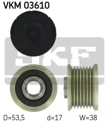 Шкив генератора SKF VKM03610