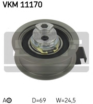 Натяжной ролик ременьа грм SKF VKM11170