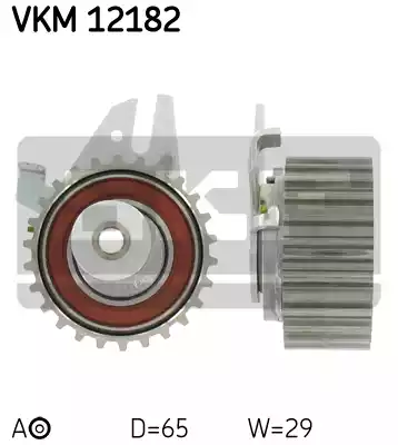 VKM12182 SKF Ролик натяжной ремня ГРМ