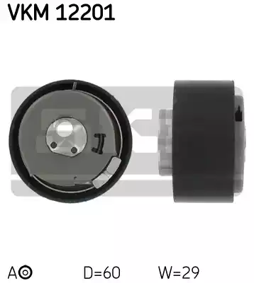 Ролик натяжной ремня грм SKF VKM12201
