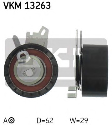 Натяжной ролик ременьа грм SKF VKM13263