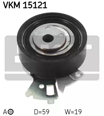 VKM15121 SKF Ролик натяжной ремня ГРМ