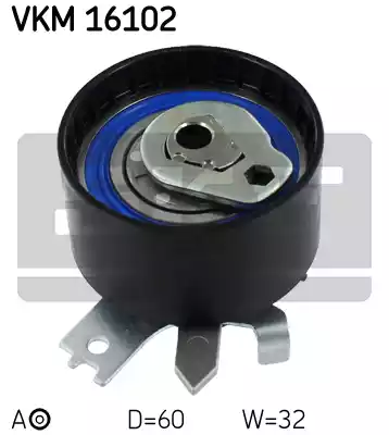 VKM16102 SKF Ролик натяжной ремня ГРМ