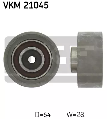 Ролик промежуточный ремня грм SKF VKM21045