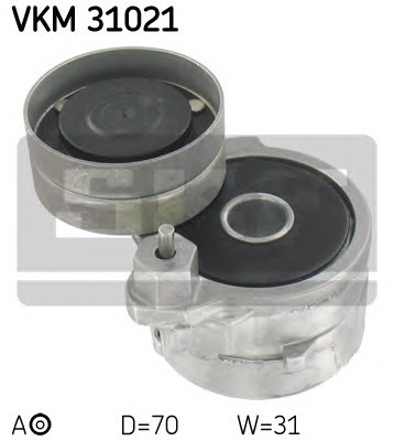 Натяжной ролик поликлинового ремня SKF VKM31021