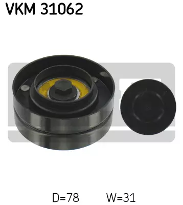 Ролик промежуточный поликлинового ремня SKF VKM31062