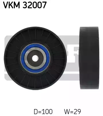 Ролик промежуточный поликлинового ремня SKF VKM32007