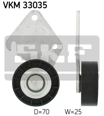 Ролик промежуточный поликлинового ремня SKF VKM33035
