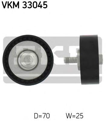 Ролик промежуточный поликлинового ремня SKF VKM33045