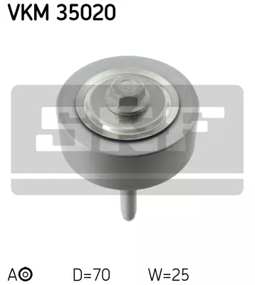 Ролик поликлинового ремня SKF VKM35020